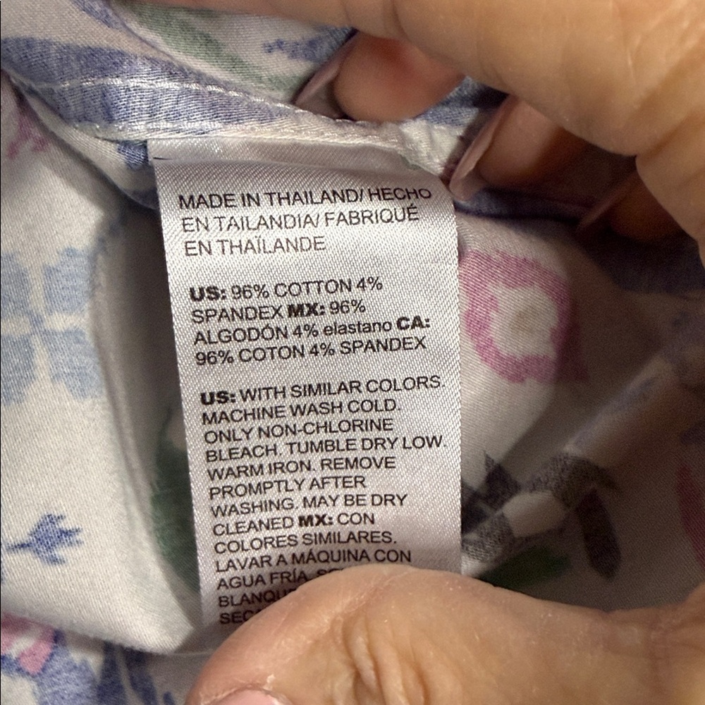 Chico's Multicolor Patterned Button Down Shirt - image 4